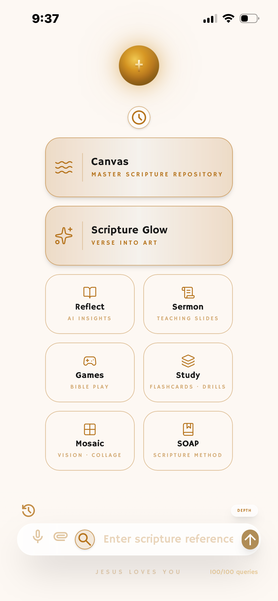 MyBibleLens — Parchment theme